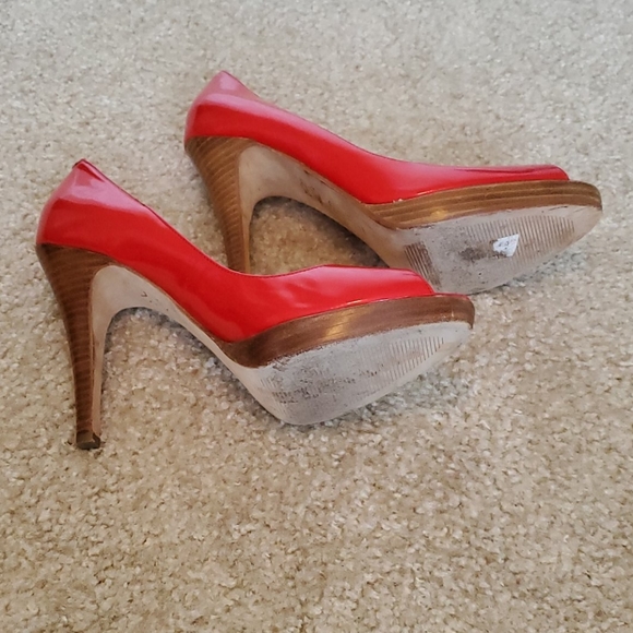 Steven by steve madden red Lalo pumps size 9.5 euc - Picture 4 of 8